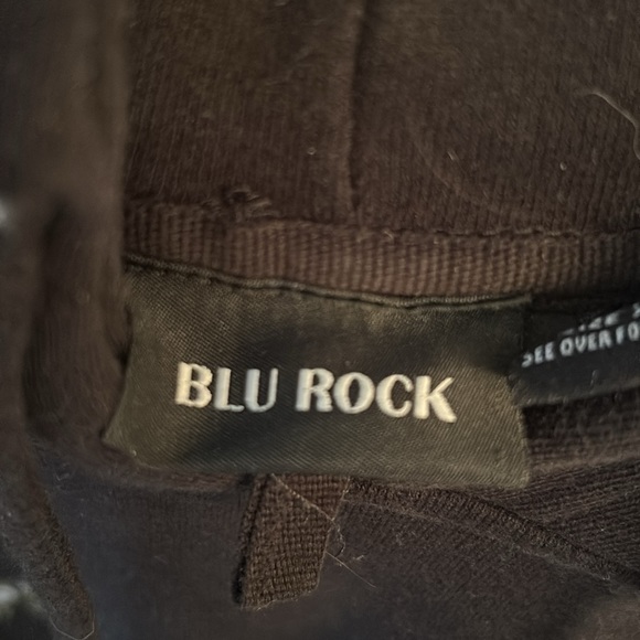 BLU ROCK Pittsburgh Heavy X Large Black Sweatshirt Hoodie - Picture 5 of 5